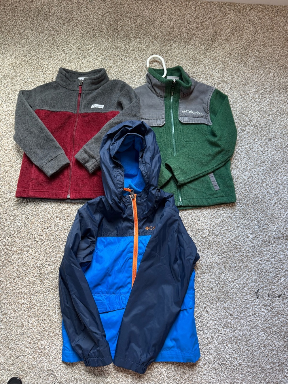 Columbia boys jackets size 4